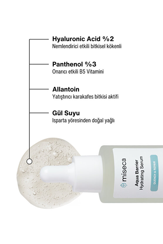Aqua Barrier Nemlendirici Ve Onarıcı Serum 30 ml | Hyaluronic Acid Panthenol