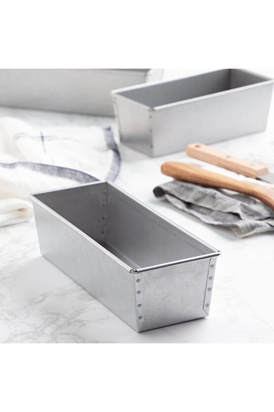 Narkalıp Paslanmaz Çelik Baton Ekmek Pişirme Kalıbı Boy 25cm En 8cm Derinlik 6cm