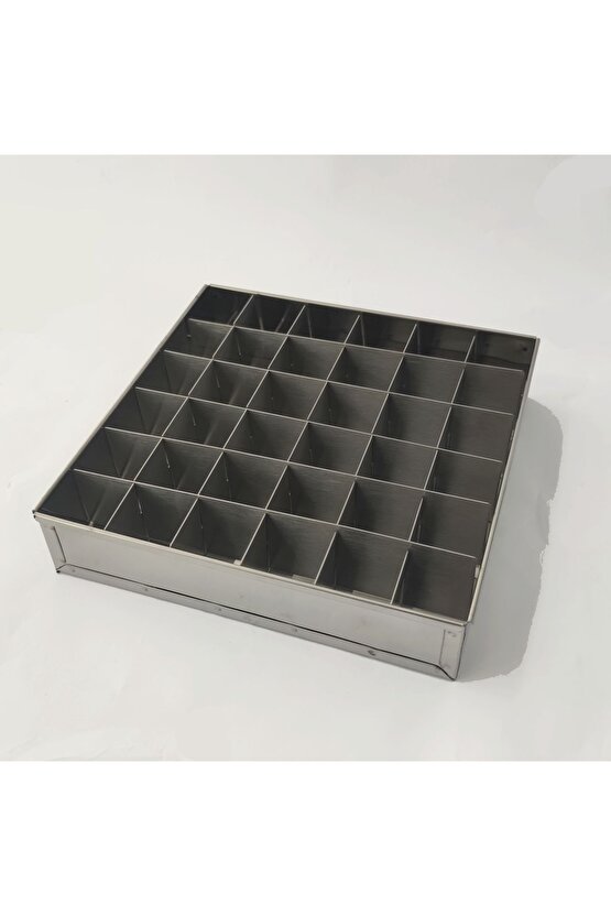 Narkalıp Brownie Kek Kalıbı Çap 25 X 25cm 49 Dilim