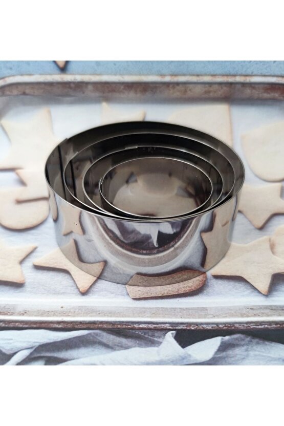 Narkalıp Yuvarlak Kurabiye Kalıbı Derinlik 3cm 4 A Det