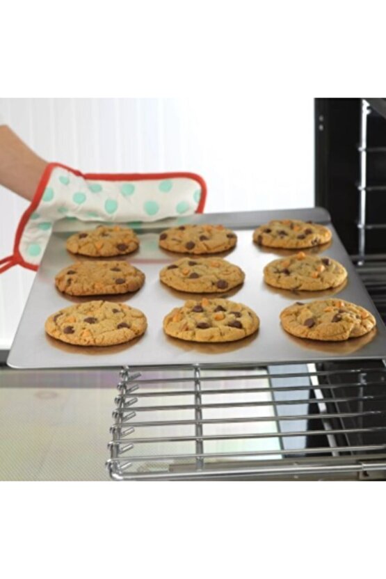 Narkalıp Paslanmaz Altlık 30x30cm Kurabiye Çikolata Kek Pasta Teşhir