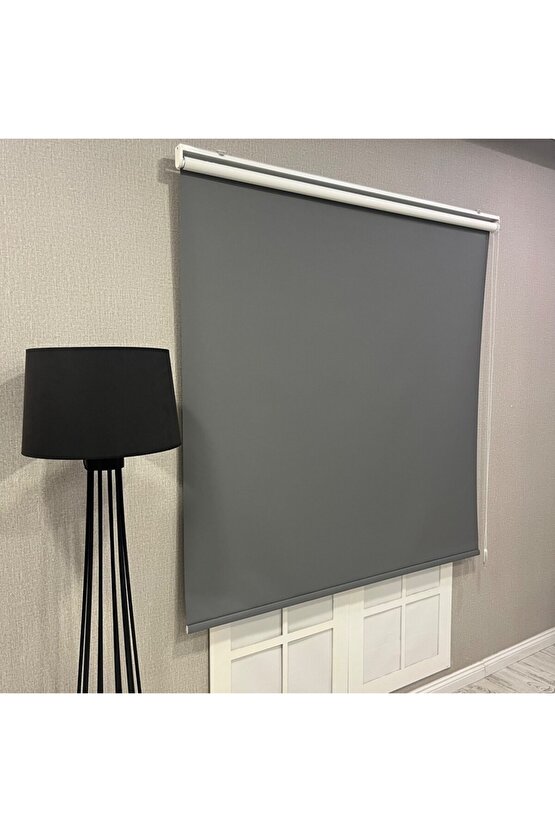 Işık Geçirmeyen Karartma Stor Perde Blackaut Antrasit Renk