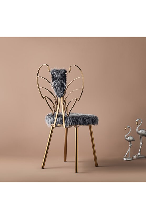 Gold Melek Melek Sandalye Angel Sandalye Makyaj Sandalyesi