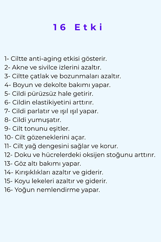 Yüksek Enerjili oksijen içeren Onarıcı, Nemlendirici ve Anti-aging etkili Yüz Bakım Kremi 50 ml