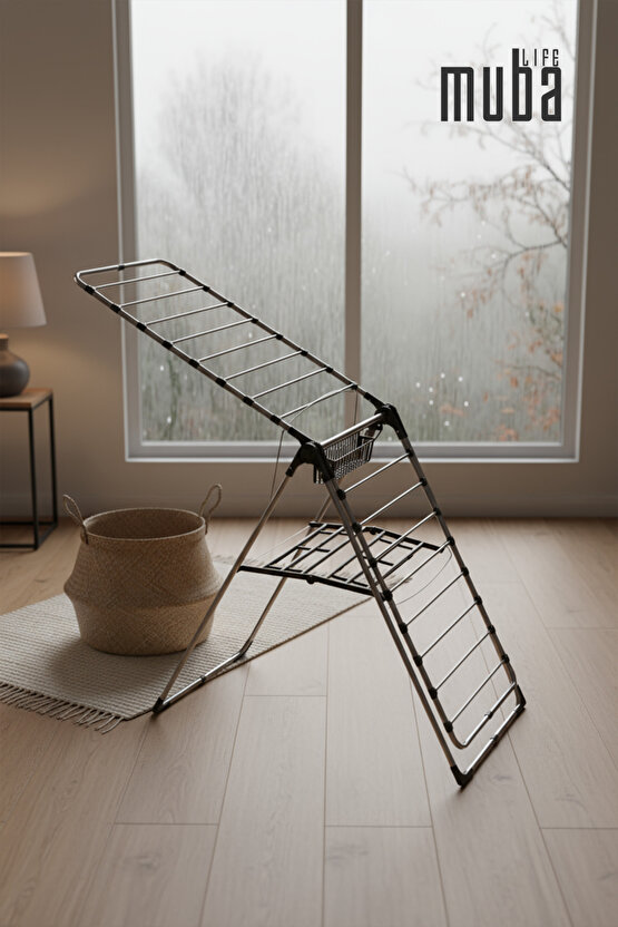 Kurutmalık Kalın Borulu Extra Dayaniklı Çamaşır Kurutma Askısı