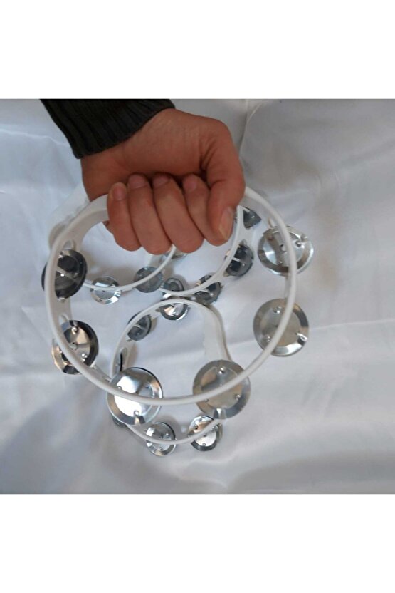 5 Adet Plastik Def Zilli Tef Hesaplı Düğün Kına Nişan Nikah Söz Aksesuarı