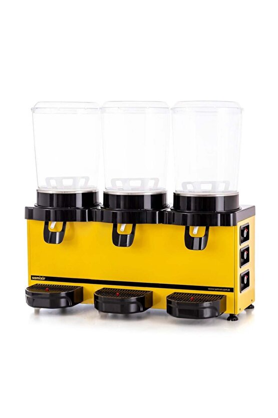 Triple Panoramik Analog 30 Lt Soğutuculu İçecek Makinesi MMM30-AY