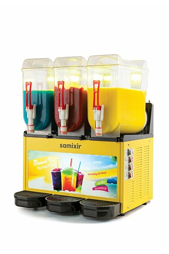 Slush Tiple Allure Meyve Suyu Dispenseri 12+12+12 Litre