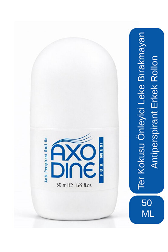 Antiperspirant Erkek Roll On Deodorant Ter Kokusu Önleyici Leke Bırakmayan 50 ml