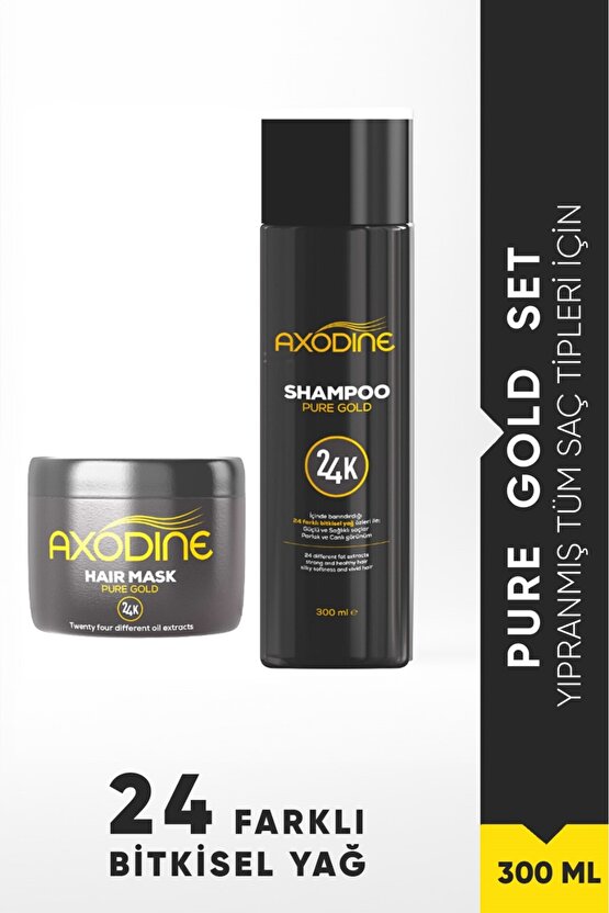 Yıpranmış Saçlar Için Onarıcı Altın Maske&şampuan 300ml 300ml