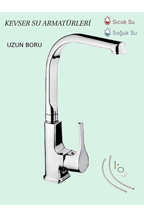 Lotus Kuğu Mutfak Batarya Uzun Boru