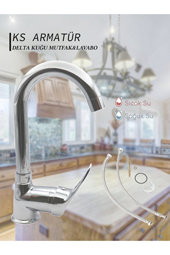 Delta Kuğ Lavabo&Mutfak Bataryası