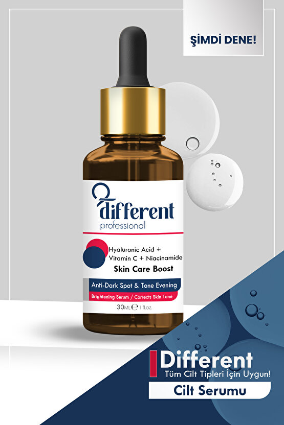 Cilt Tonu Eşitleyici Leke Karşıtı ve Aydınlatıcı Cilt Bakım Serumu 30ml
