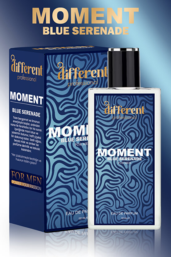 Different Moment Blue Premium Erkek Parfüm Afrodizyak Etkili) 50ml