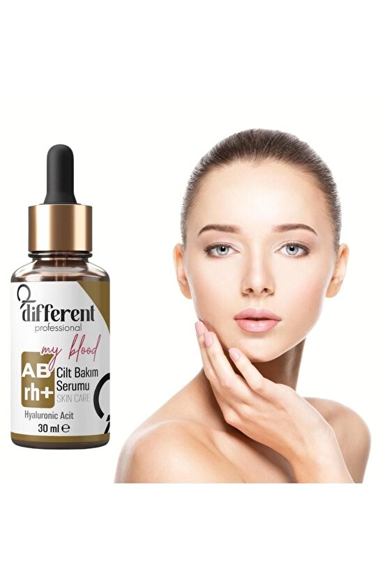 Ab Rh Kan Grubuna Özel Cilt Yenileyici Nemlendirici Leke Önleyici Aydınlatıcı Bakım Serumu