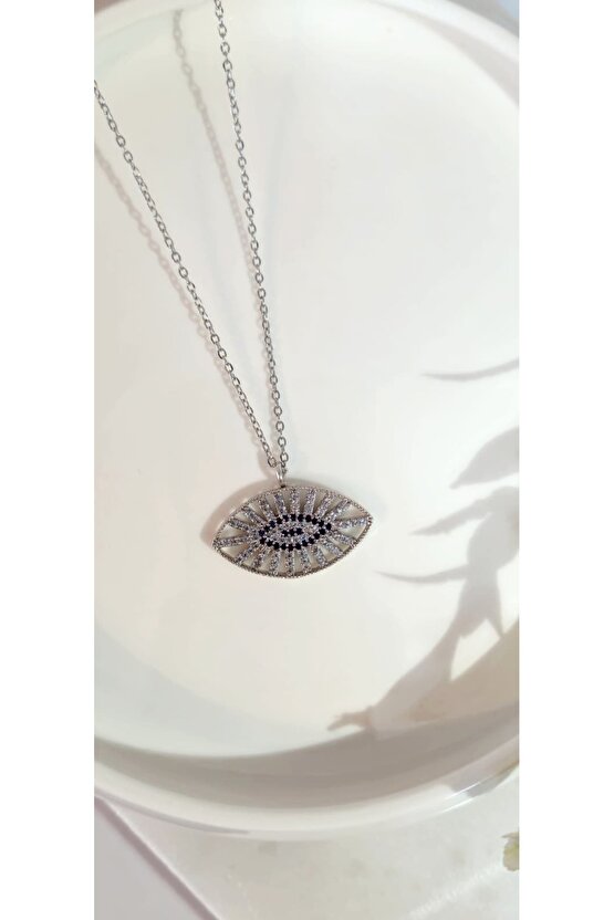 Nazar Göz Çelik Kolye