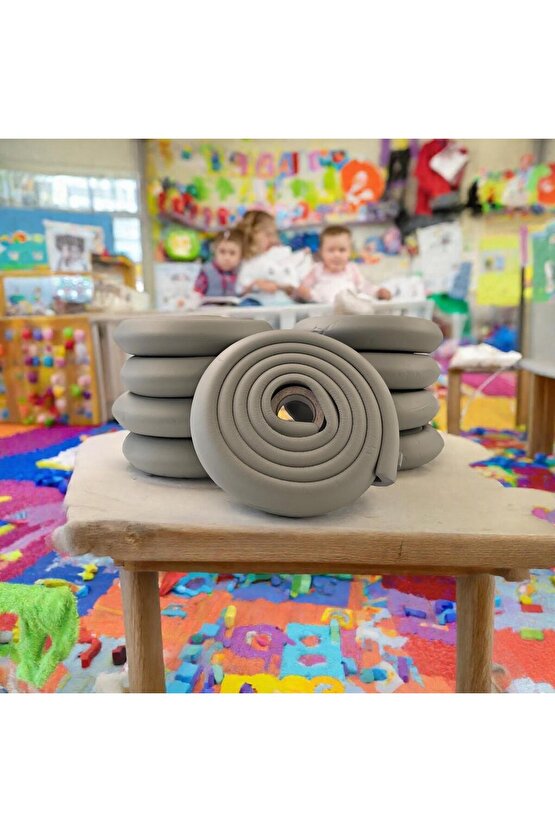 10lu Jumbo 2 Mt. Kenar Ve 4 Ad. Köşe Koruyucu Set Gri