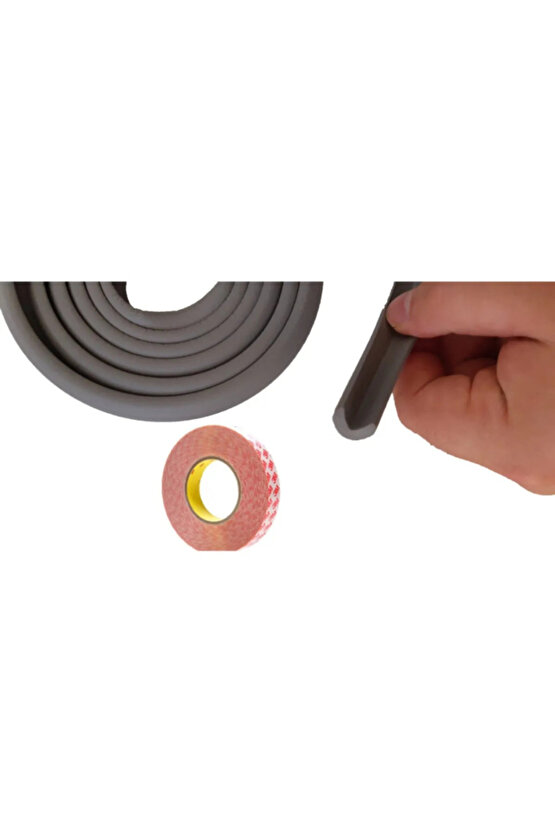 Slim 2 Mt. Kenar Koruyucu ve 4 Ad. Kose Koruyucu Gri
