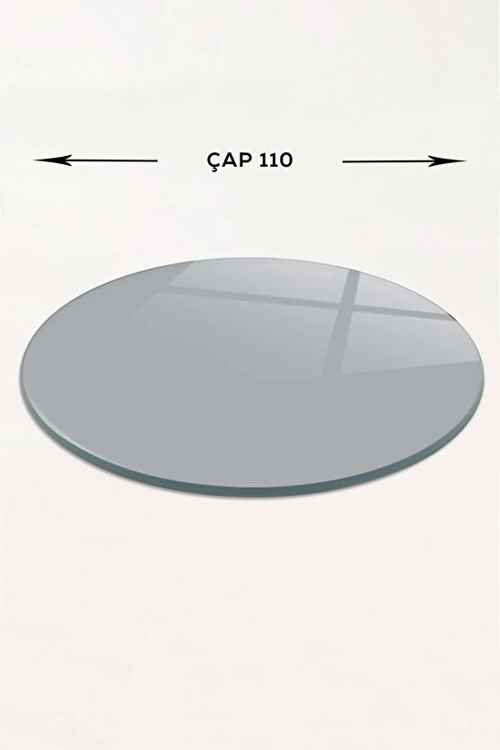 Masa Camı | Ekvator | Füme Cam | 50 Çap