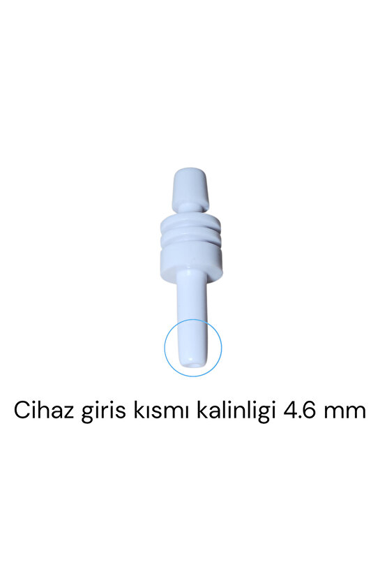 Dijital Tansiyon Aleti Manşon Jak Adaptörü 4.6 mm – Düz Tip Bağlantı Konnektörü