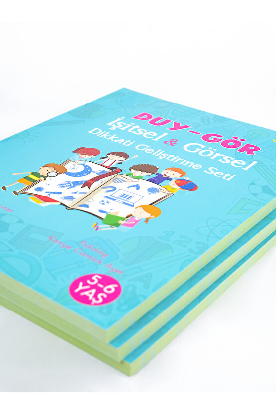 Duy-gör Işitsel-görsel Dikkat 5-6 Yaş Çocuk Eğitim Aktivite Etkinlik Seti 360 Sayfa-174 Etkinlik