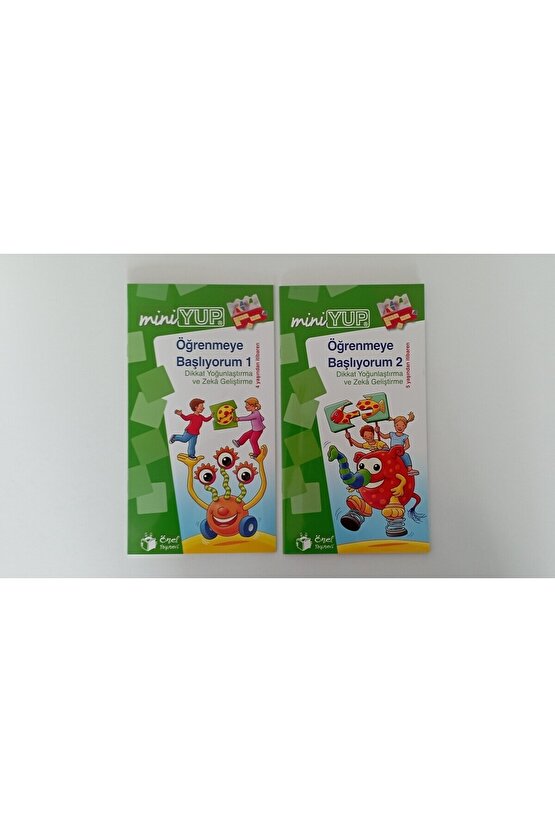 Miniyup 4-6 Yaş Okul Öncesi Eğitim Seti - (9 Kitap + 1 Kontrol Kutusu)