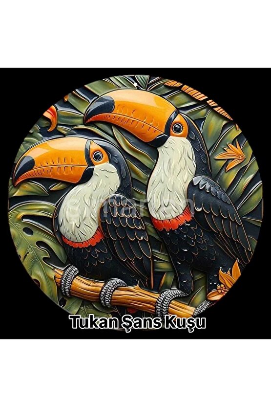 ŞANS GETİRDİĞİNE İNANILAN , UĞURLU TUKAN KUŞU.