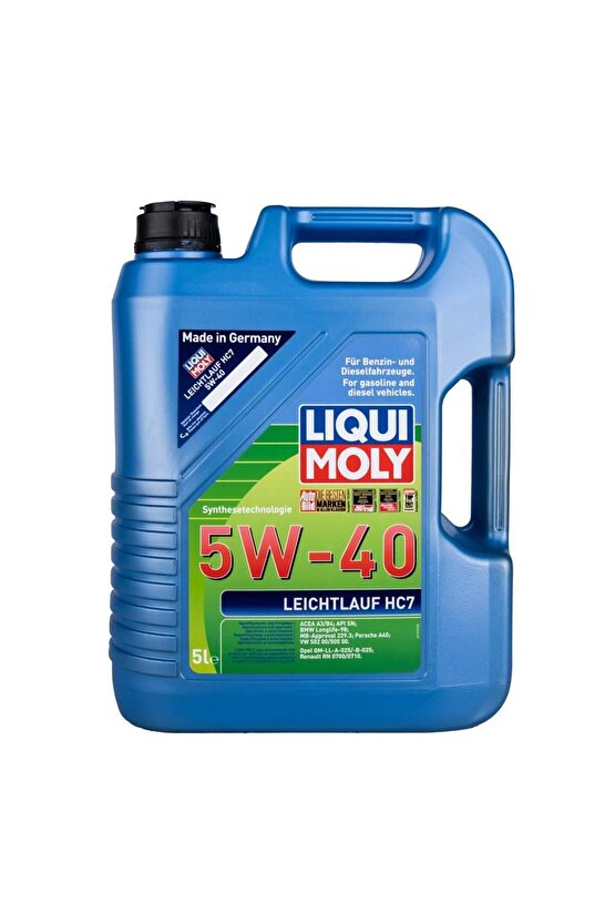 5w40 1347 Leichtlauf Hc7 5lt (DİZEL & BENZİNLİ)