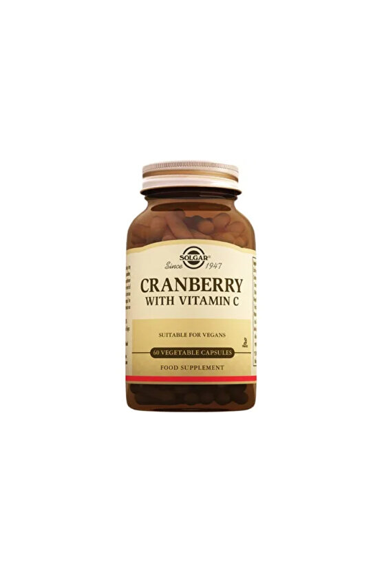 Cranberry with Vitamin C 60 Kapsül