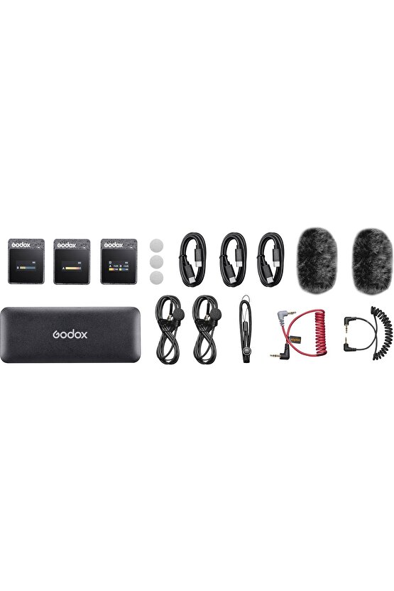 Movelink Iı M2 Kablosuz Ikili Mikrofon Kiti