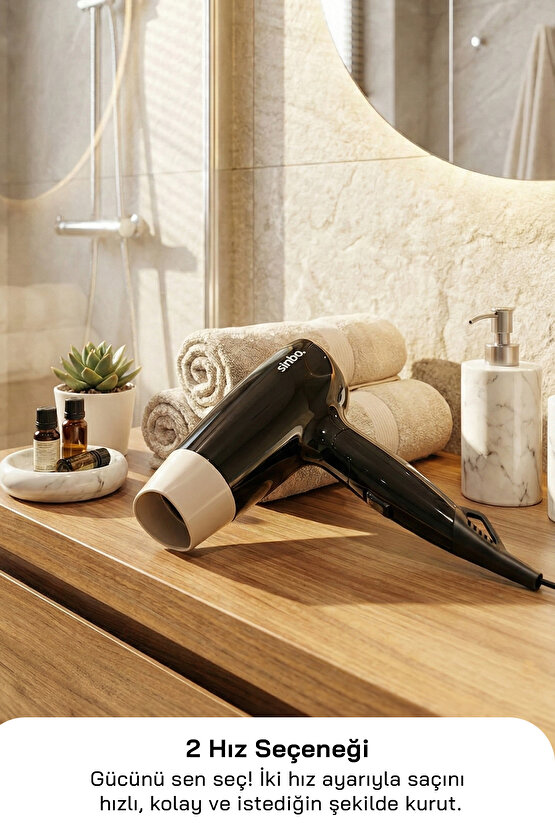 SHD-7053 Katlanabilir 1600W Saç Kurutma Makinesi