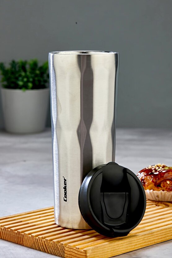 0.50 LT Paslanmaz Çelik Termos Kamp Ofis Piknik Termosu