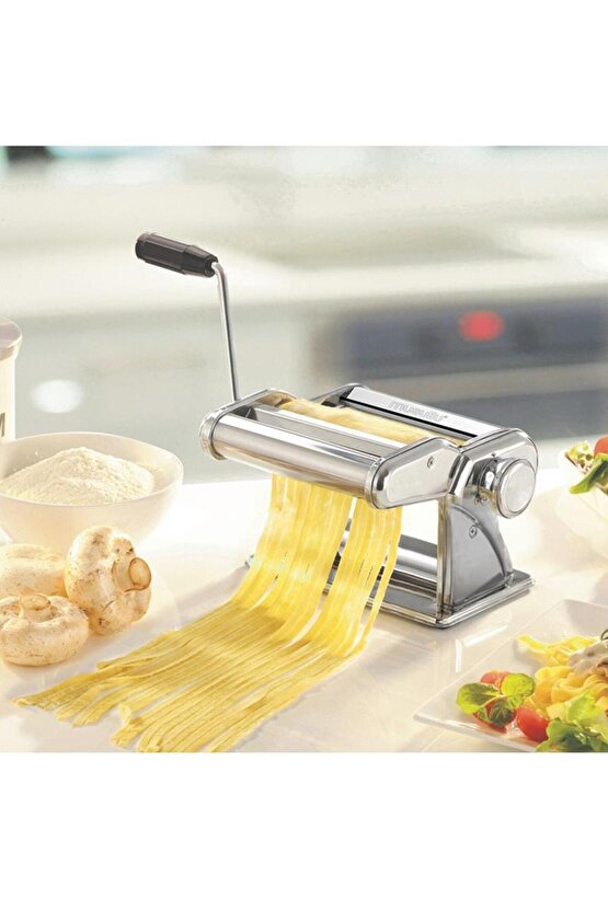Macaroni 150 Premium 150mm Manuel Erişte ve Hamur Açma Makinesi