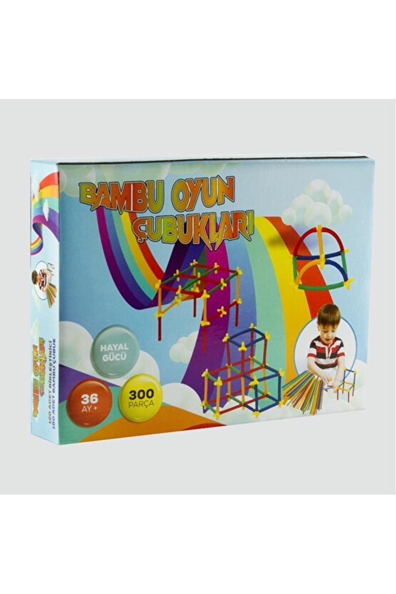 Bambu Oyun Çubukları 300 Parça