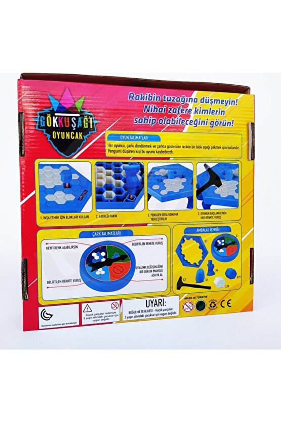 Penguen Düşürme Oyunu Buz Tuzağı Oyunu Buz Kırma Çocuk Zeka Ve Strateji Oyunu