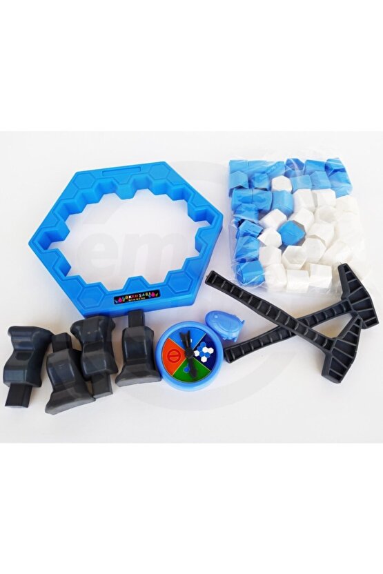 Penguen Düşürme Oyunu Buz Tuzağı Oyunu Buz Kırma Çocuk Zeka Ve Strateji Oyunu