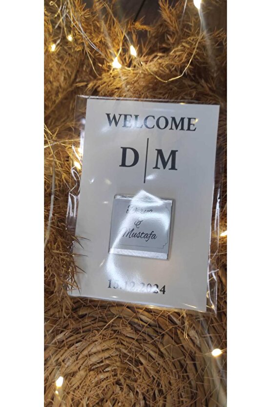 BİRGÜLCE 16 Adet Söz Nişan Nikah Hediyelik Anı Kartlı Madlen Çikolata