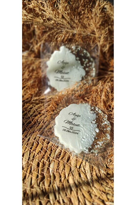 En Hayal Atölyem Epoksi Hediyelik Magnet-kişiye Özel Baskı-söz-nişan-nikah-kına-doğum Günü-20 Adet