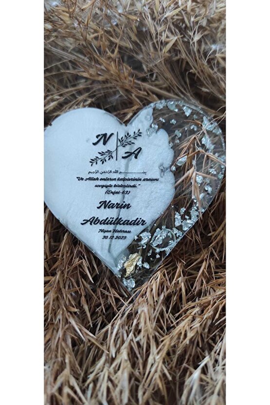 En Hayal Atölyem Epoksi Hediyelik Magnet Özel Tasarım Baskı-20 Adet-söz-nişan-nikah-kına Hatırası