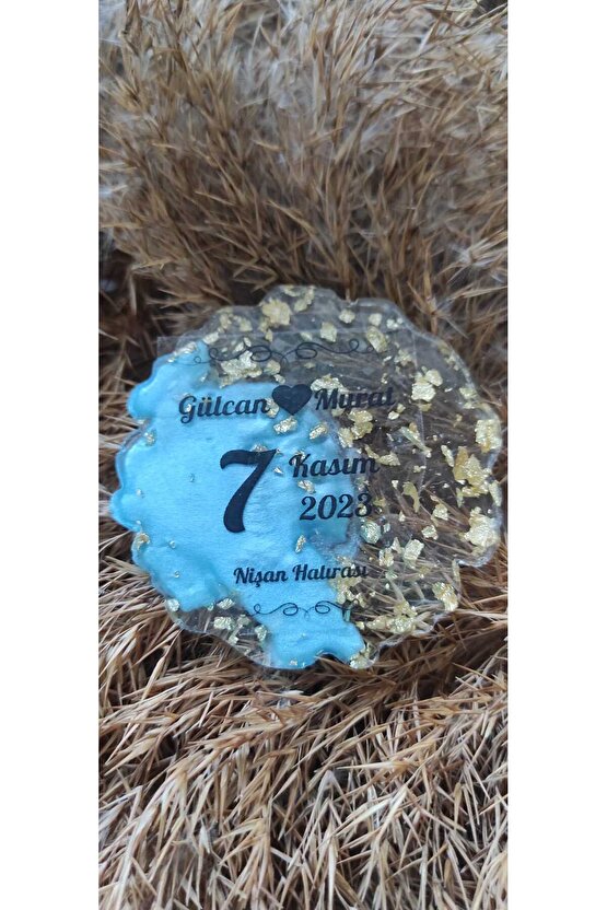 Epoksi Hediyelik Magnet Özel Tasarım Baskı-10 Adet Söz-nişan-nikah-kına-mevlüt-mezuniyet Hatırası