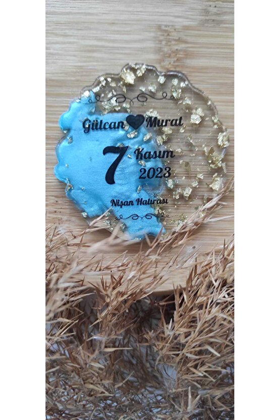 Epoksi Hediyelik Magnet Özel Tasarım Baskı-10 Adet Söz-nişan-nikah-kına-mevlüt-mezuniyet Hatırası