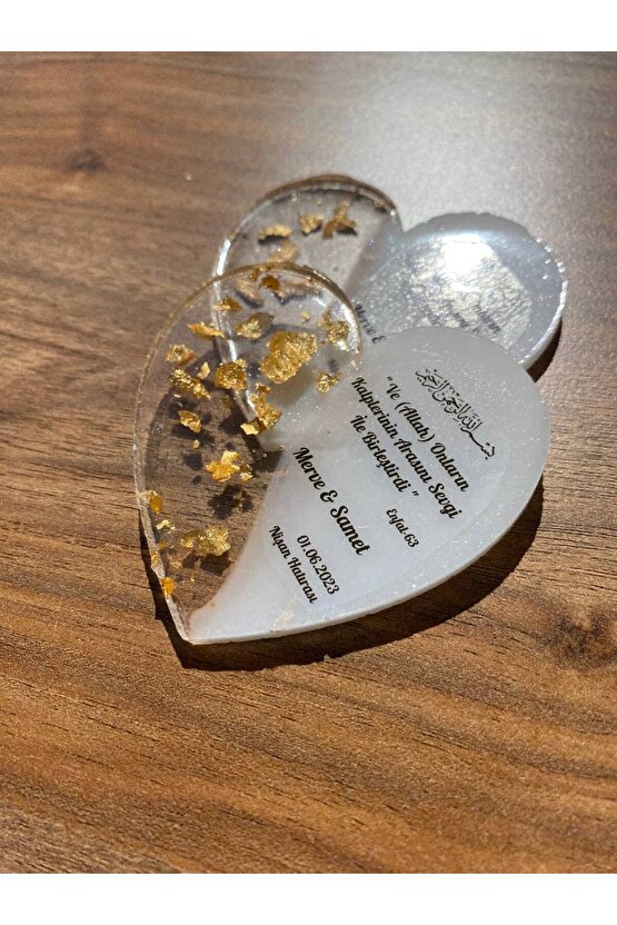 Epoksi Magnet 25 Adet Söz Nişan Nikah Düğün Kına & Hediyelik