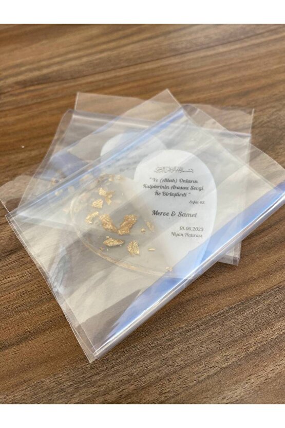 Epoksi Magnet 25 Adet Söz Nişan Nikah Düğün Kına & Hediyelik