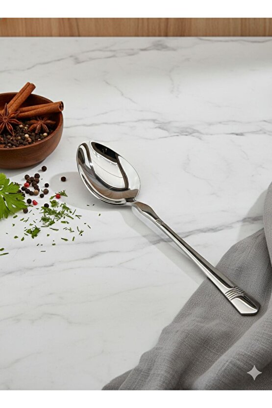 Premium 30 Parça Paslanmaz Çelik Çatal Kaşık Takımı 1810 304