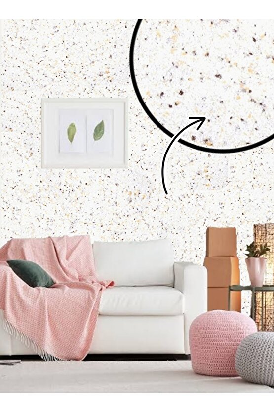 Organik Ipek Sıva - Dekoratif Yalıtım Sıvası - Ses Isı Nem Yalıtımı - Izo-046 - 4 m2