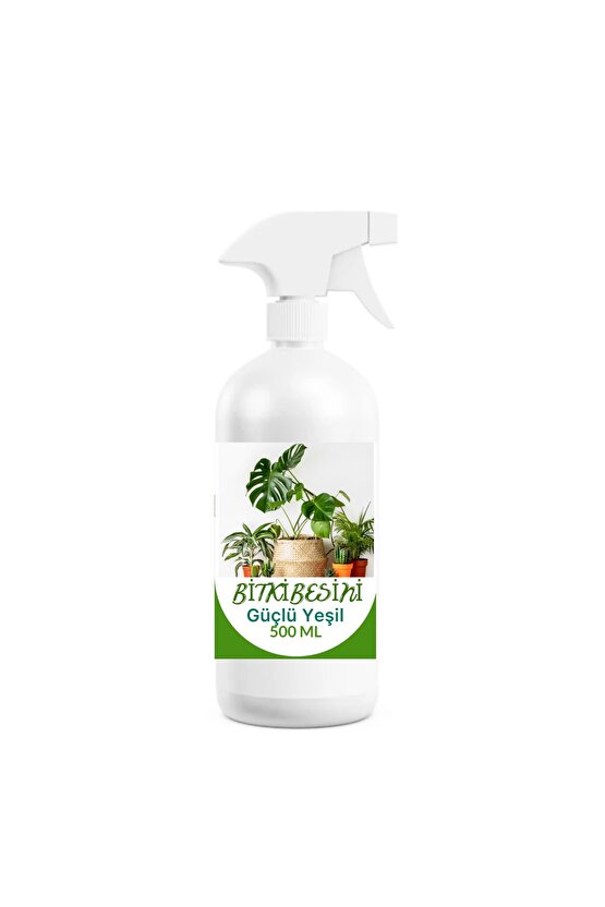 Güçlü Yeşil Yüksek Kalite Sağlam Büyüme Desteği 500 ml Yeşil Yapraklı Bitkiler Besini