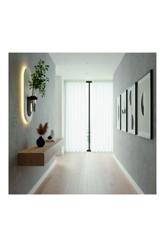 Led’li dekoratif tablo 60x40 modern saksılı tablo