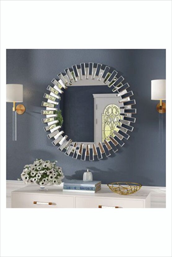 Dekor Dekoratif Meridyen Ayna Çap 80