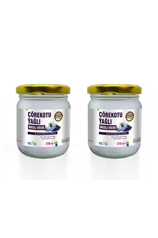 Çörek Otu Yağlı Krem 210 ml. x 2 Kutu