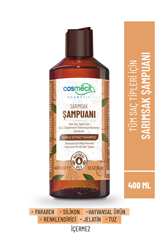 Saç Dökülmesine Ve Kepeğe Karşı Sarımsak Şampuanı 400ml